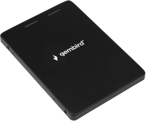 Переходник Gembird MF-SATA-M2 для SSD M.2 SATA в корпус 2,5" SATA III, алюминиевый корпус, черный, пакет