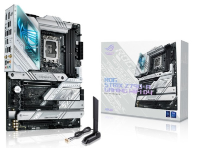 Материнская плата ATX ASUS ROG STRIX Z790-A GAMING WIFI D4 (LGA1700, Z790, 4*DDR4 (5333), 4*SATA 6G RAID, 4*M.2, 4*PCIE, 2.5Glan, WiFi, BT, HDMI, DP,