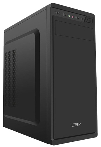 Корпус ATX CBR J02 c БП PSU-ATX450-12EC 450W, 2*USB 2.0, Audio, кабель питания 1.2м, black
