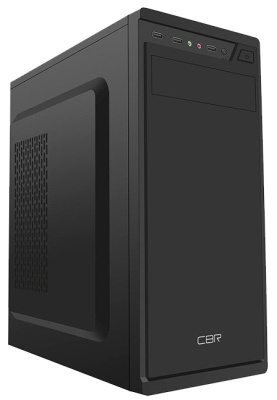 Корпус ATX CBR J02 c БП PSU-ATX450-12EC 450W, 2*USB 2.0, Audio, кабель питания 1.2м, black