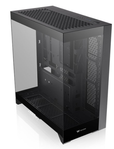 Корпус ATX Thermaltake CTE E550 CA-1Z8-00M1WN-00 черный, без БП, панели из закаленного стекла, 2*USB3.0, Type-C, HD audio