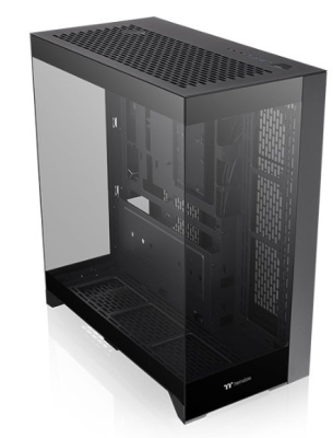 Корпус ATX Thermaltake CTE E550 CA-1Z8-00M1WN-00 черный, без БП, панели из закаленного стекла, 2*USB3.0, Type-C, HD audio