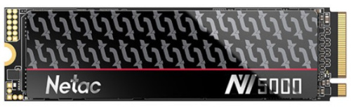 Накопитель SSD M.2 2280 Netac NT01NV5000T-1T0-E4X NV5000t 1TB PCI-E 4.0 x4 NVMe 1.4 3D NAND 4800/4600MB/s TBW 640 MTBF 2M 22х80mm heatspreader Retail