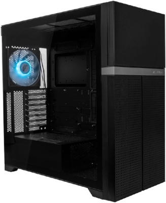Корпус ATX Valkyrie VK02 Lite Black без БП, боковая панель из закалённого стекла, USB Type-C, 2*USB 3.0