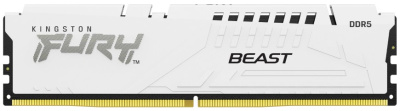 Модуль памяти DDR5 16GB Kingston FURY KF552C36BWE-16 Beast White EXPO 5200MHz 1RX8 CL36 1.25V 16Gbit retail