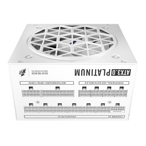 Блок питания ATX 1STPLAYER HA-1300BA3-WH NGDP Platinum 1300W White, APFC, 80 PLUS Platinum, 120mm fan, full modular