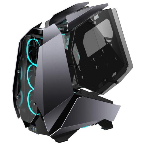 Корпус ATX JONSBO MOD5 Gray без БП, боковая панель из закаленного стекла, серый