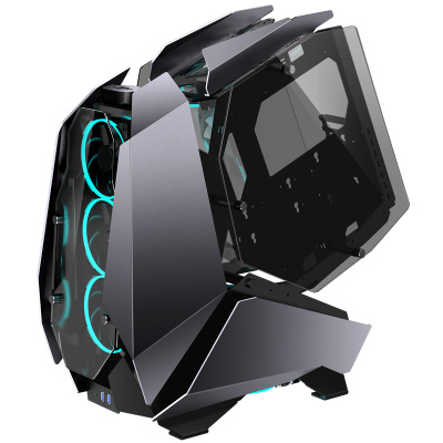 Корпус ATX JONSBO MOD5 Gray без БП, боковая панель из закаленного стекла, серый