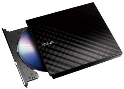 Привод DVD±RW внешний ASUS SDRW-08D2S-U LITE/BLK/G/AS 90-DQ0435-UA221KZ BLACK USB