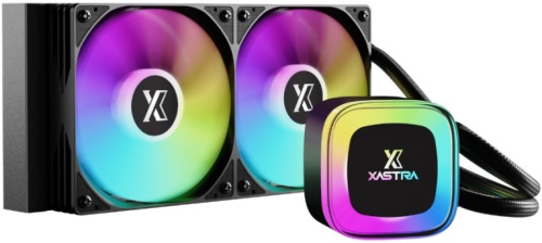 Система охлаждения жидкостная Xastra LP240 ARGB BK LP240-BKAFXX-GL LGA1851/1700/1200/115X/AM5/AM4 (2*120mm, TDP 265W, 800-1800rpm, 81.5CFM, 33dBa, 4-p