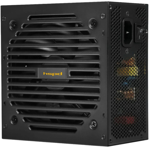 Блок питания ATX HSPD HSI-750BS-BK 750W, 80+ Bronze, semi modular