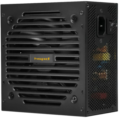 Блок питания ATX HSPD HSI-750BS-BK 750W, 80+ Bronze, semi modular