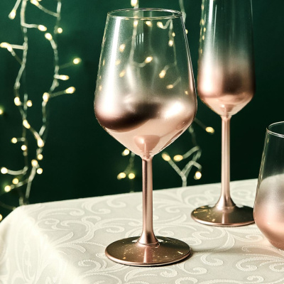 Бокал для вина Tanchez pink gold