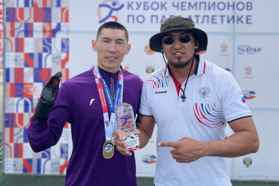 Якутянин Саргылаан Семёнов завоевал золото на Кубке чемпионов по параатлетике / Дьулустаан Сергеев   