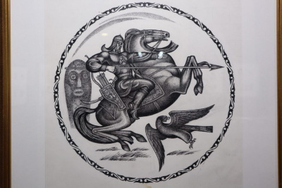 Графические рисунки хакасских богатырей впервые покажут в Якутске / Нарыйа Пахомова Якутск Якутск Республика Саха (Якутия)