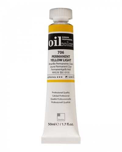 Масло ShinHanart "Professional" туба 50 мл №706 Желтый светлый устойчивый кат.C