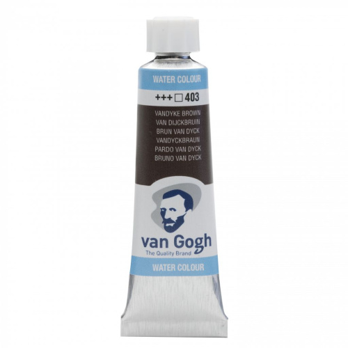 Акварель Talens "Van Gogh" 10 мл Ван-Дик коричневый / PBk6 / PR101