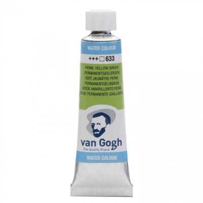 Акварель Talens "Van Gogh" 10 мл Желто-зеленый устойчивый / PY154 / Pg7