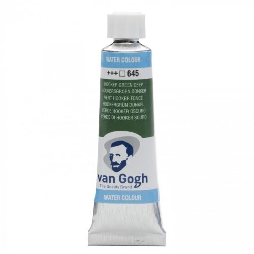 Акварель Talens "Van Gogh" 10 мл Зеленый Хукера насыщенный / PG7 / PY154