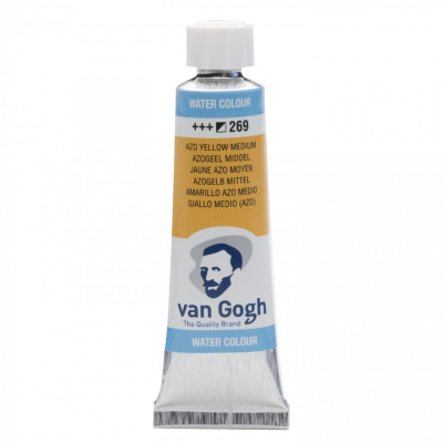 Акварель Talens "Van Gogh" 10 мл Желтый средный АЗО / PY154 / PW6 / PW6