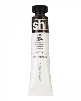 Масло ShinHanart "Sh" туба 50 мл №725 Белила цинковые