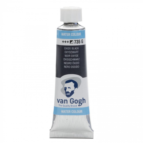 Акварель Talens "Van Gogh" 10 мл Черный оксид NEW / PBk11