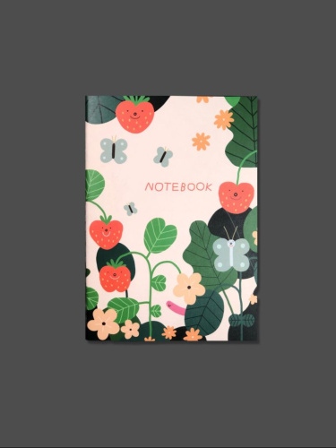 Тетрадь нелинованная"Ягодки" А5