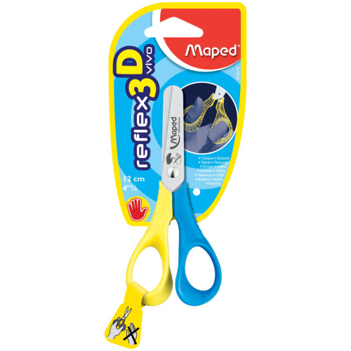 Ножницы Maped Vivo12 см для левшей, в блистерной упаковке