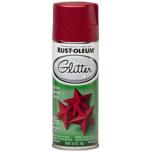 Краска спрей Rust-oleum с мерцающими частицами 0,291 кг Красный