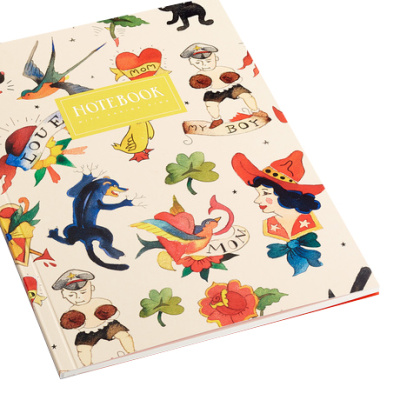 Тетрадь в линейку "Tattoo" А5 24 л, кремовые страницы