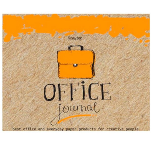 Тетрадь в линейку на спирали 20,5х24 см 60 л 80 г Kroyter "Эко" обложка крафт