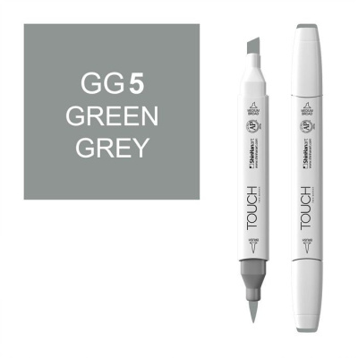 Маркер спиртовой BRUSH Touch Twin цв. GG5 серо-зелёный