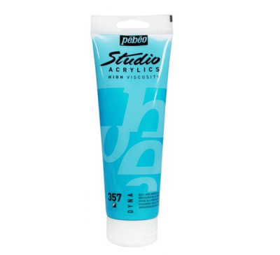 Акрил Pebeo "Studio" 100 мл иридисцентный Сине-зеленый