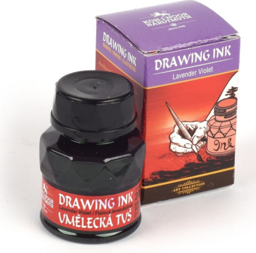 Тушь Koh-i-Noor 20 г на шелачной основе Лавандовая