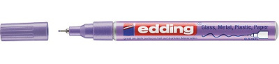 Маркер декоративный лаковый Edding "780" 0,8 мм с круглым наконечником, фиолетовый металлик