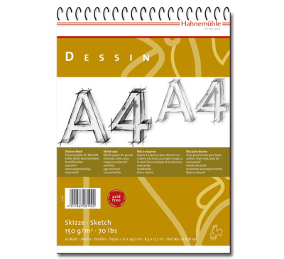 Альбом для эскизов на спирали Hahnemuhle "Dessing"