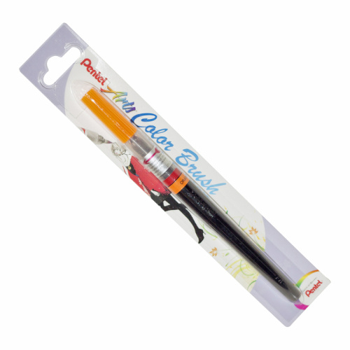 Кисть с краской Pentel "Colour Brush" Оранжевый