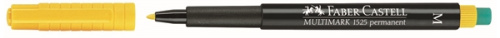 Маркер перманентный Faber-Castell "Multimark" 1 мм, желтый