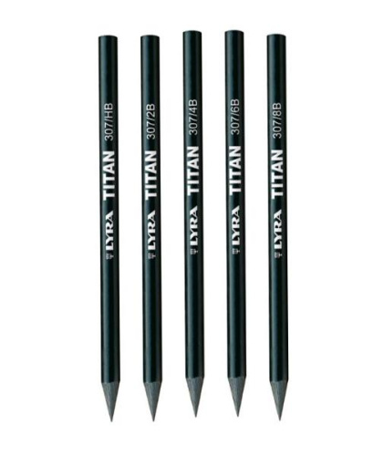 Карандаш чернографитный Lyra "TITAN" лаковый корпус