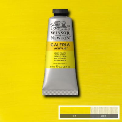 Акрил Winsor&Newton "Galeria" 60 мл Желтый лимон