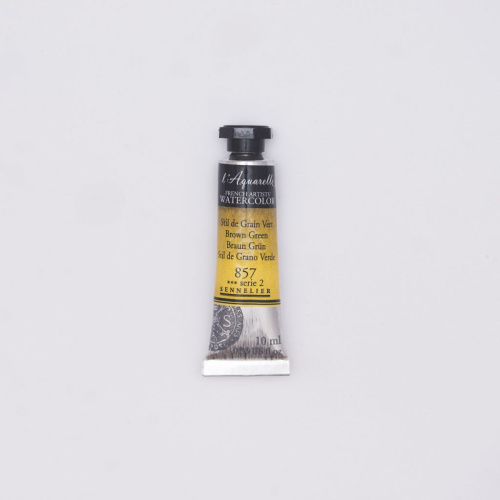 Акварель Sennelier "Artist" туба 10 мл, Коричнево-зеленый
