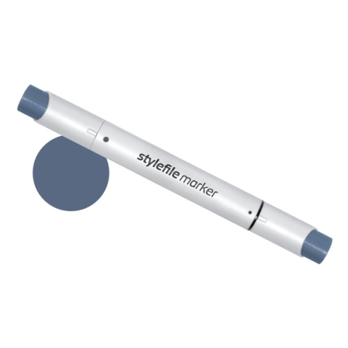 Маркер двухсторонний на спиртовой основе Stylefile Brush №CG7 серый холодный 7