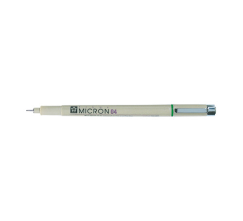 Линер Sakura "PIGMA MICRON 04" 0,40 мм, зеленый