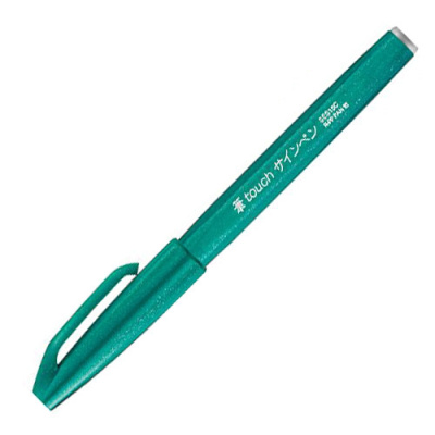 Фломастер-кисть Pentel "Brush Sign Pen" цвет бирюзовый
