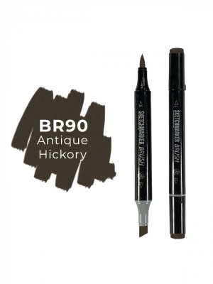 Маркер двухсторонний на спиртовой основе Sketchmarker Brush Цвет Античный Хикори