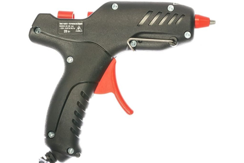 Пистолет термоклеящий Зубр "Мастер" 8 мм 20 Вт