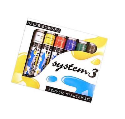 Набор акрила Daler-Rowney "Starter Set" 6 цветов по 22 мл.