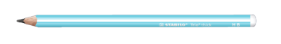Карандаш чернографитный Stabilo "Trio" HB, корпус голубой