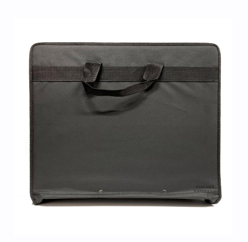 Папка "Художник" А3 "Черная" с широким дном 9 см, без перегородок