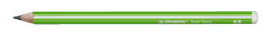 Карандаш чернографитный Stabilo "Trio" HB, корпус зеленый